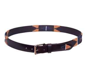 Cinturones Deportivos Personalizados de Cuero Genuino con Grabado, Cinturón de Cuero Argentino con Bordado Ecuestre para Hombre - Product Image 2