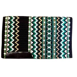 Almohadilla de sillín occidental tejida de lana Maya duradera hecha a mano para montar a caballo para eventos de rodeo y espectáculos - Product Image 4