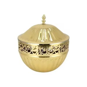 Decorative Khajoor & <b>Chocolate</b> Bowl Handmade Use for Home and Restaurant Shiny Silver Color Metal Date Bowl Table - Product Image 5