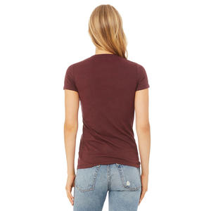 T-shirt pour femme à manches courtes, coupe classique, respirant, imprimé numérique, de haute qualité, personnalisé, en gros, nouveau, OEM, 100% coton - Product Image 5