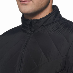 Chaquetas afelpadas con diseño personalizado para adultos, ropa informal de invierno, Color negro, servicio OEM - Product Image 4