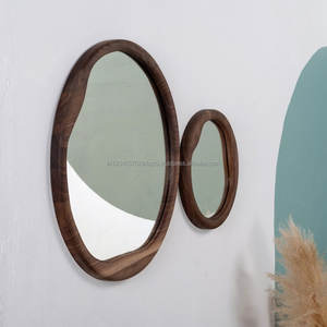 Espejo de Pared KALATRI Hecho a Mano, Ecológico, Ligero, Estilo Art Deco, Marco de Madera Compacto, Borde Pulido, 4mm de Grosor, Decoración para el Hogar, Haryana - Product Image 4