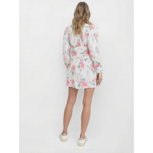 Lightweight Women's Floral Cotton Mini Dress Summer Dress <b>Elastic</b> Waist Party Dresses for Export Sale - Product Image 2