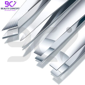 Pinzas de Cejas de Acero Inoxidable Personalizadas con Punta Inclinada, Duraderas, de Alta Precisión y Afiladas para Mujeres, para Vello Encarnado - Product Image 3