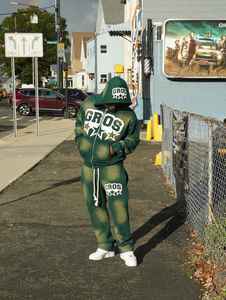 Conjunto Deportivo Personalizado con Capucha y Cremallera, Pantalones Deportivos Anchos con Lavado Ácido y Sudadera con Capucha para Hombre - Product Image 3