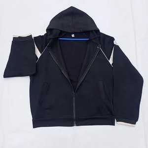 Custom Logo <b>100</b>% <b>Polyester</b> Heavyweight Pullover Hoodie Men Oversized Sweatshirt Beaded Zipper Embroidered Plain Dyed Streetwear - Product Image 2