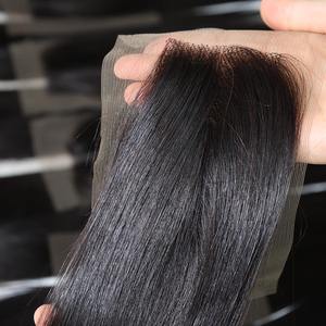 Cierre Hueso Recto Nudos naturales Cabello virgen Cutículas alineadas 2by4 2by6 4by4 de Vietnam-Venta al por mayor Cabello humano - Product Image 5