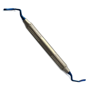 Kit d'instruments de procédure d'implant de chirurgie de tunnel de gomme de sinus parodontal ascenseurs embouts enduits de titane bleu dentaire Kit de 6 pièces - Product Image 6