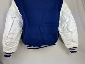 Atractivo OEM ODM invierno lana bordado Lettermen Vintage Varsity College chaqueta para hombres Universidad Letterman chaqueta de Bombardero - Product Image 5