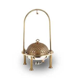 Design fantaisie fête de mariage équipement de restauration plat à friture finition Antique chauffe-plats plat à friture au meilleur prix - Product Image 1