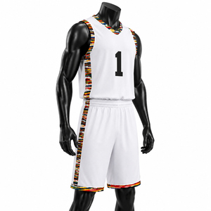 Conjunto de Uniforme para Equipo de Baloncesto, Camiseta sin Mangas y Pantalones Cortos, Ropa Deportiva de Secado Rápido - Product Image 3
