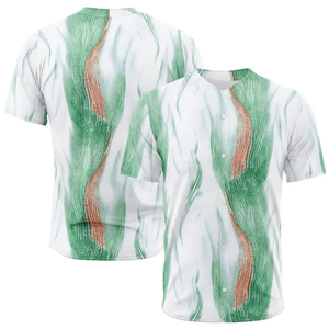 Livraison rapide, maillot de baseball personnalisé, impression numérique, 2025, haute qualité, 100% polyester, séchage rapide, col en V, unisexe, adulte - Product Image 6