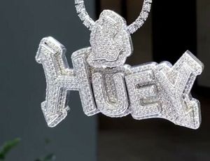 Collier à pendentif personnalisé avec nom en diamant pour femmes et filles Bijoux à lettres personnalisés avec pierres CZ pour offrir - Product Image 2