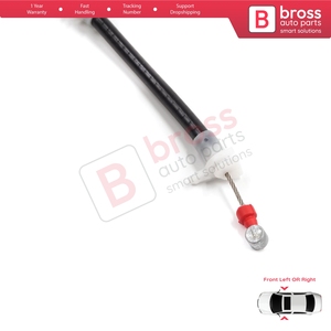 Cable Bowden de liberación para manija exterior de puerta delantera BDP1569, 177 mm, para X5 E53 2000-2006, 51218243615, 51218243616 - Product Image 2