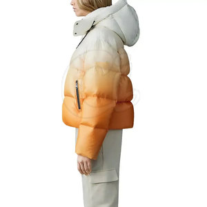 Doudoune de couleur contrastée en polyester pour femmes doudoune grande taille pour femmes doudoune - Product Image 2