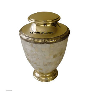 Conception populaire Creative Sunrise Imprimé Fabriqué À La Main Noir Couleur Aluminium Métal Adulte Urnes De Crémation Pour Le Magasin De Cendres Humaines - Product Image 3