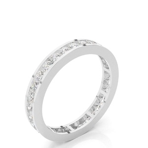 Anillo de compromiso de diamante cultivado en laboratorio de plata 925 14K 18K Oro Blanco alto IGI certificado anillo de diamante estilo clásico joyería de mujer - Product Image 1