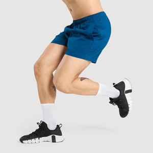 Pantalones Cortos Deportivos para Hombre de Secado Rápido con Logotipo Personalizado en la Parte Delantera, con Bolsillos, Transpirables, Antiarrugas, Casuales, con Patrón Sólido y Ecológicos - Product Image 3