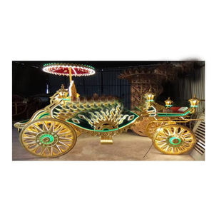 Boda Surya Buggy Rath para la venta Royal Horse Drawn Carriages Fabricante Indian Wedding Horse Buggy Decoración Horse Carriage - Product Image 1