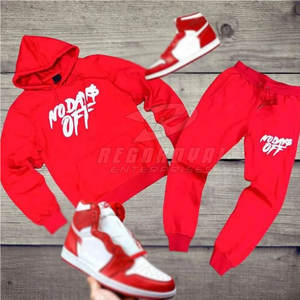 Meilleures ventes Survêtements avec logo personnalisé pour bouffée d'impression Survêtement deux pièces avec impression bouffante Survêtement de dernière conception - Product Image 5