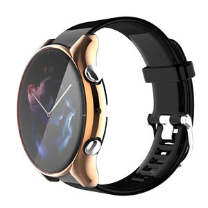 Coque de protection en verre pour écran en TPU Soft Shell Frame pour <span class=keywords><strong>Amazfit</strong></span> <span class=keywords><strong>GTR</strong></span> <span class=keywords><strong>3</strong></span>/3pro/2/2e montre GTR3 <span class=keywords><strong>pro</strong></span> GTR2 GTR2e housse de protection pare-chocs - Product Image 4