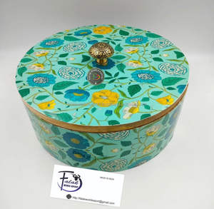 BOL À SALADE EN BOIS IMPRIMÉ UNIQUE pour BOL DE SERVICE ALIMENTAIRE CUISINE HOME HOTEL GROS USINE DIRECTE DE L'INDE Par FWE - Product Image 1