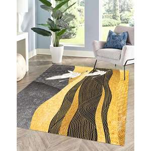 Stork Pattern <b>Printed</b> Rug: Modern <b>Nursery</b> & Entryway Decor,Nonwoven Thin Rug - Product Image 1