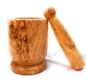 Mortier et pilon en bois physique pas cher granit conception étonnante cuisine bois naturel bambou ail Masher meilleure vente
