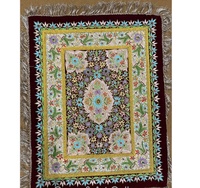 Zari bestickte arabische Muster Juwel Teppich islamische betende Wandbehang Kreuz stich und Nähte chnik Häkeln Kit