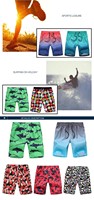 Short de bain pour homme, style urbain, couleur unie, taille élastique, séchage rapide, écologique, pour la plage et le surf