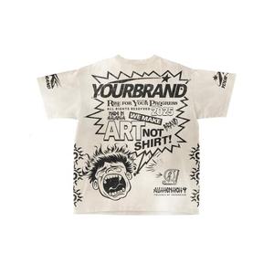 T-shirts pour hommes personnalisés Boxy Fit impression personnalisée Dtg t-shirt surdimensionné t-shirt lavage à l'acide t-shirts avec DTG - Product Image 5