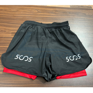Hybrid <b>Shorts</b> Double Layer <b>Shorts</b> 2 in 1 <b>Shorts</b> for Fight Mma Bjj <b>Grappling</b> Custom Logos Microstretch Fabric Made in Pakistan - Product Image 2