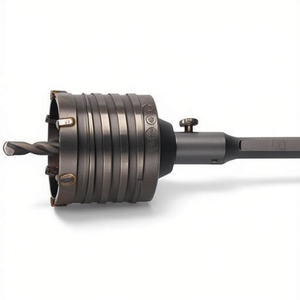 Mèche de perçage à percussion HELLER en acier rapide avec pointe en carbure, diamètre nominal 68 mm, diamètre de la tige 22 mm, longueur totale 120 mm - Product Image 3