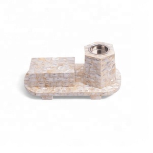 2026 meilleure vente luxe arabe Bakhoor brûleur ensemble qualité artisanat plateau acrylique avec nacre Mubkhar boîte d'encens - Product Image 6