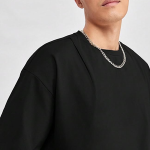 T-shirt classique respirant personnalisé pour hommes, manches courtes, col rond en microfibre, motifs imprimés pour hommes - Product Image 6