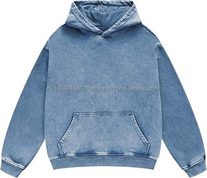 <b>Hoodie</b> Heavy Weight Vintage Pullover Vintage Acid Wash <b>Oversized</b> Men Cotton <b>Black</b> Acid Wash Hoodies Heavyweight <b>Hoodie</b> - Product Image 1