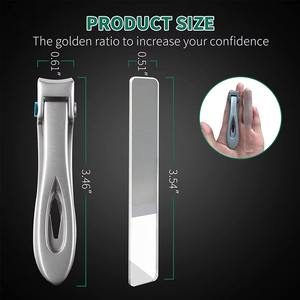 Cortaúñas Profesional de Acero Inoxidable para Dedos de Manos y Pies, Diseño de Apertura de Mandíbula Ancha para una Fácil Operación, la Mejor Calidad - Product Image 3