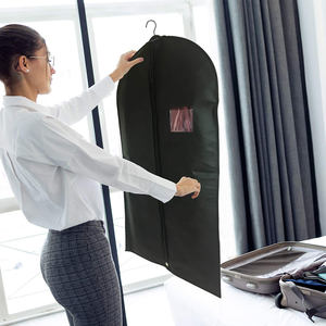 Custodia Pieghevole Personalizzata per Abiti, Trasparente in Tessuto Non Tessuto, per Abiti da Uomo, Abiti da Sposa di Lusso, Borsa Porta Abiti con Cerniera - Product Image 2