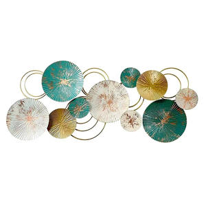 Haut de gamme demande fer mur Arts luxe Ginkgo feuilles Design pour la maison chambre tenture murale décoration métal mur Arts - Product Image 3