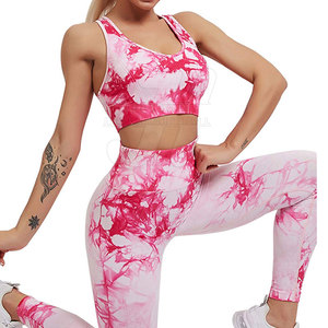 Conjunto de Yoga ligero para mujer Ropa de gimnasio de secado rápido Patrón sólido transpirable Tallas grandes Hecho Pakistán Nuevo estilo Precio barato 2 piezas - Product Image 3