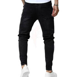 Hot Sale New Arrival <b>Men's</b> Mid <b>Waist</b> Straight Light Wash Solid Casual <b>Jeans</b> Pants <b>High</b> Quality Breathable Eco-Friendly Quick Dry - Product Image 3