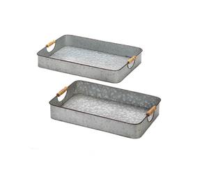 Vente en gros Plateau de service couleur or en laiton pur Produit de la plus haute qualité Plateau doré à prix bon marché - Product Image 2