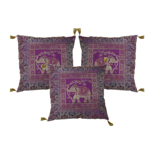 Funda de cojín de sofá con estampado de mariposa antigua, sala de estar decorativo para cojín, venta al por mayor, Exportación de la India - Product Image 3