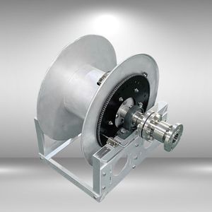 Enrouleur de tuyau d'aviation en aluminium OEM ODM de 2 pouces Multi Wrap 273W personnalisé pour équipement de service d'essence de transfert de fluide industriel - Product Image 1