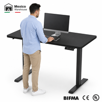 Bureau de direction haut de gamme pour entrepôt au Mexique, poste de travail de bureau pour personnel, bureaux pour télétravail, bureau d'ordinateur et d'écriture réglable en hauteur
