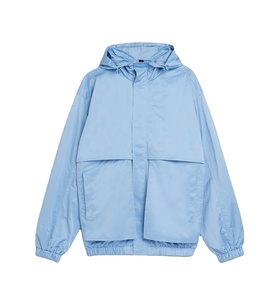 Custom Breathable Nylon Windbreaker <b>Jacket</b> Waterproof and Lightweight with Hood Plus Size <b>Jacket</b> <b>For</b> <b>Men</b> - Product Image 1