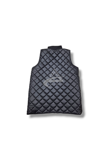 Veste matelassée zippée d'affaires décontractée pour hommes Gilet sans manches chaud en coton respirant - Product Image 3