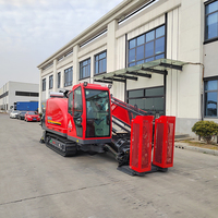 Machine de forage directionnel horizontal Goodeng GS250-LS 375kN 8100Nm pour la pose de câbles et de conduites urbaines
