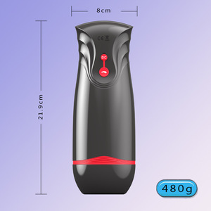 Masturbateur à aspiration automatique Black Warrior avec vibrations multi-fréquences - Product Image 5