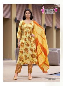 ชุดเคอร์ติพาลาซโซชุดพิมพ์ลายฟอยล์ปักลายสำหรับงานแต่งงานดีไซน์เนอร์ปากีสถาน - Product Image 4